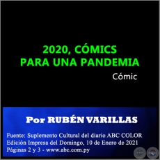 2020, CMICS PARA UNA PANDEMIA - Por RUBN VARILLAS - Domingo, 10 de Enero de 2021